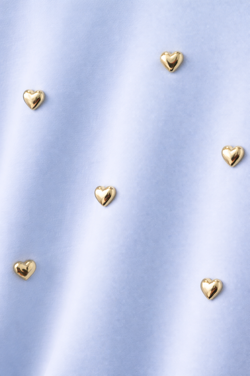 Oak Sweater met Harten Blauw - OAK Fashion Noordwolde