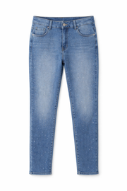 Oak Jeans met Strass Denim - OAK Fashion Noordwolde