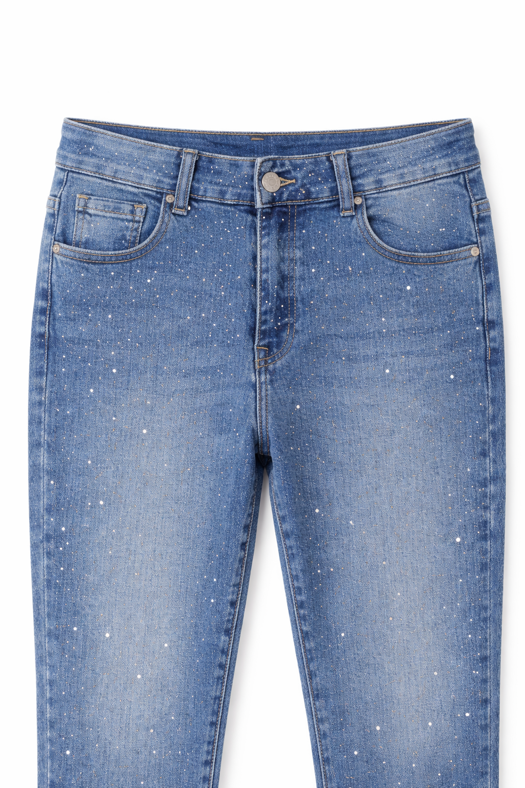 Oak Jeans met Strass Denim - OAK Fashion Noordwolde