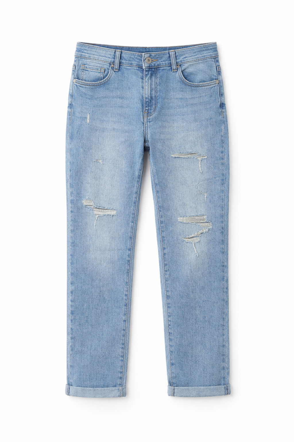 Oak Oak Jeans Destroyed Denim - OAK Fashion Noordwolde