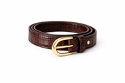 Teatro Riem Croco Print Brown - OAK Fashion Noordwolde