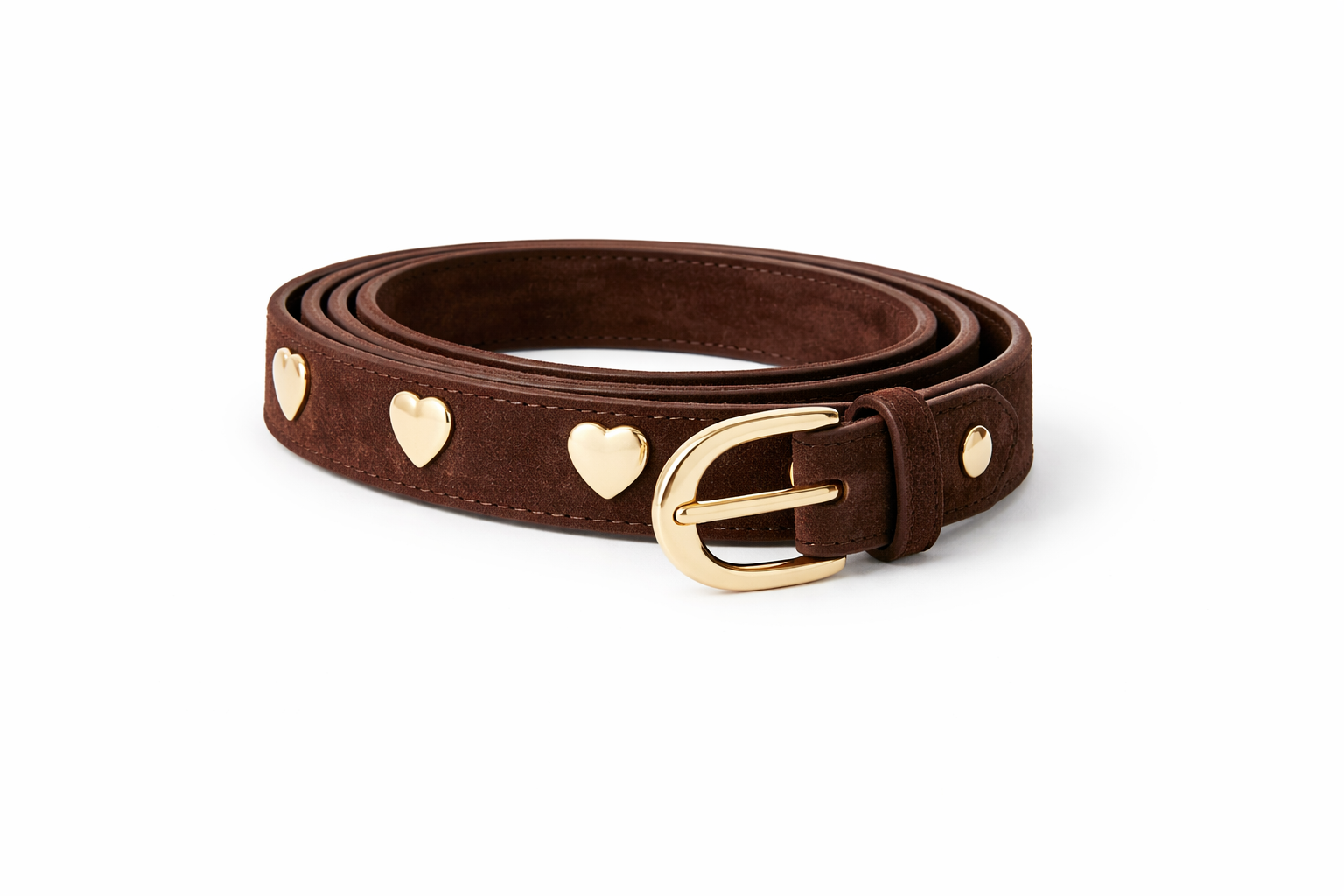 Oak Riem met Hartjes Brown - OAK Fashion Noordwolde