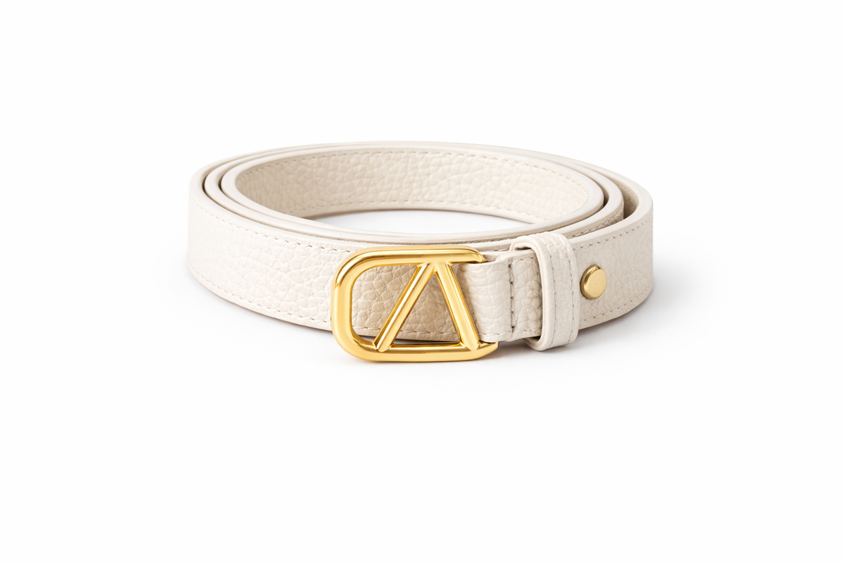Riem met Gesp V Wit - OAK Fashion Noordwolde