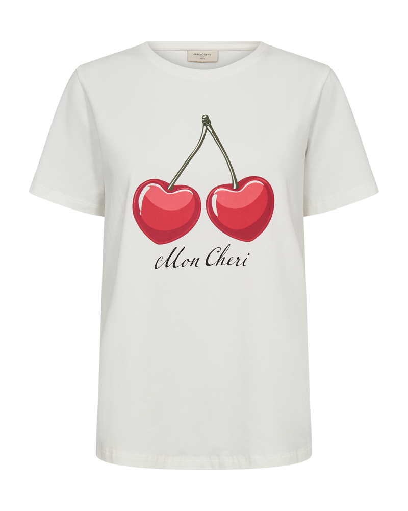 Freequent T-shirt Fenjal Wit - OAK Fashion Noordwolde