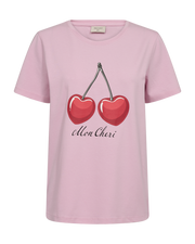 Freequent T-shirt Fenjal Roze - OAK Fashion Noordwolde