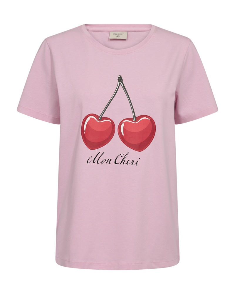 Freequent T-shirt Fenjal Roze - OAK Fashion Noordwolde