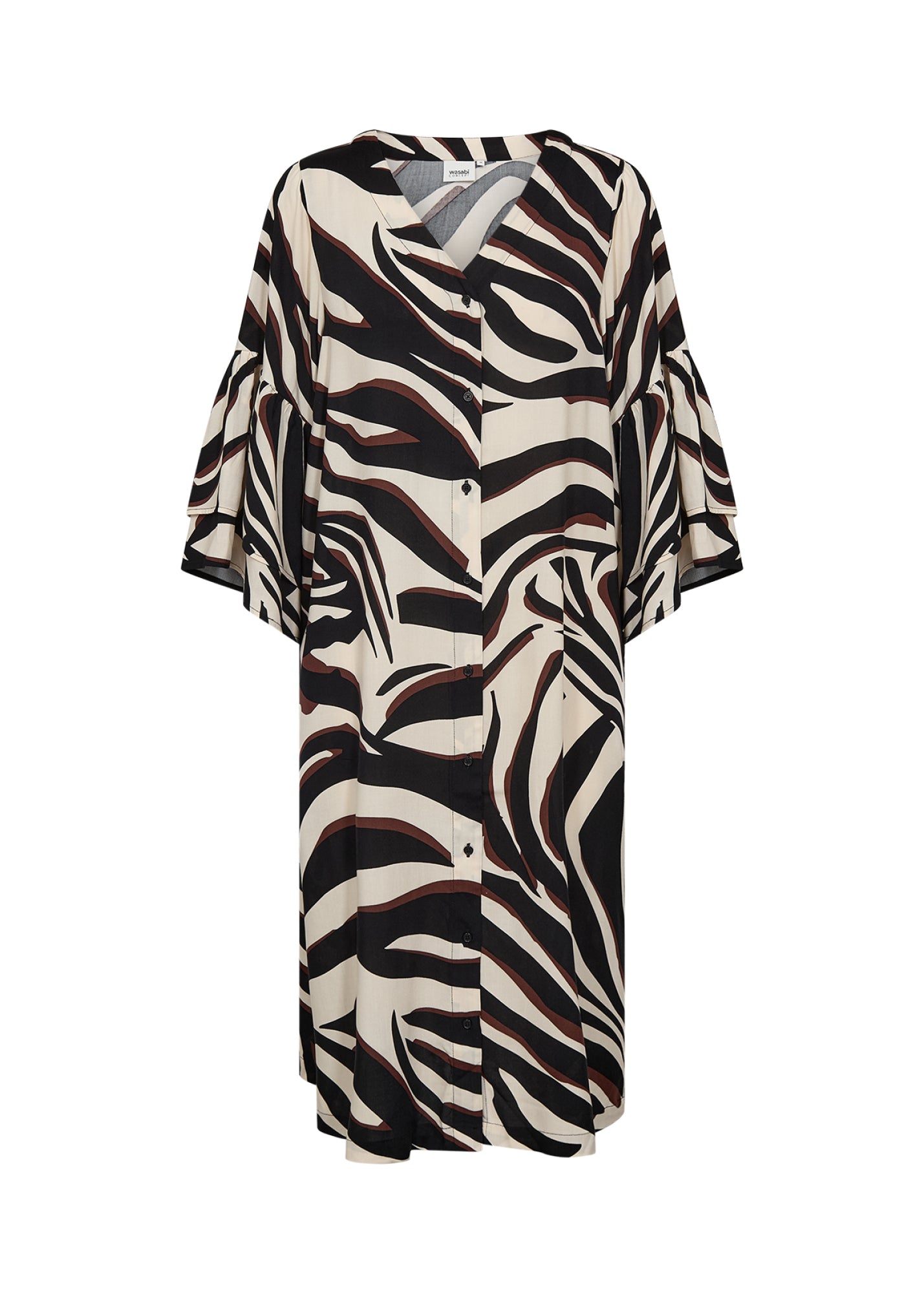 Wasabi Jurk Salma Zwart - OAK Fashion Noordwolde