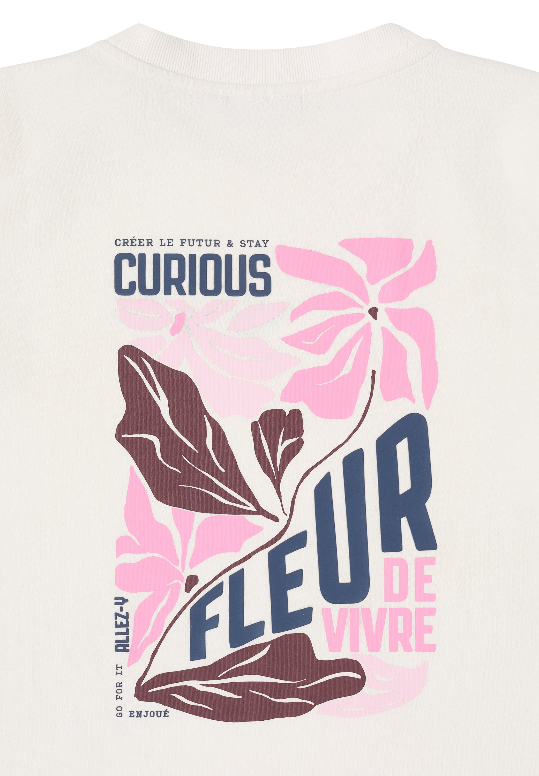 Cecil Sweatshirt met Backprint Wit - OAK Fashion Noordwolde