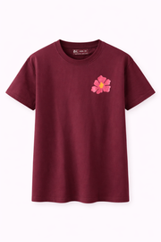 Oak T-shirt Love More Rood - OAK Fashion Noordwolde