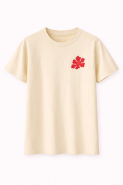 Oak T-shirt Love More Wit - OAK Fashion Noordwolde