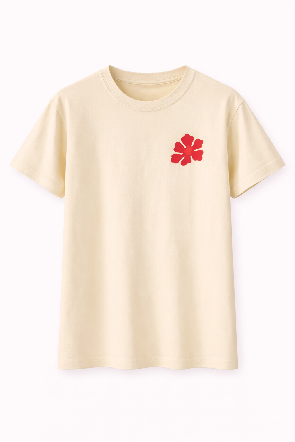 Oak T-shirt Love More Wit - OAK Fashion Noordwolde