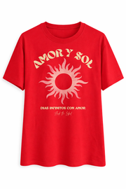 Fleek T-shirt Amor Rood - OAK Fashion Noordwolde