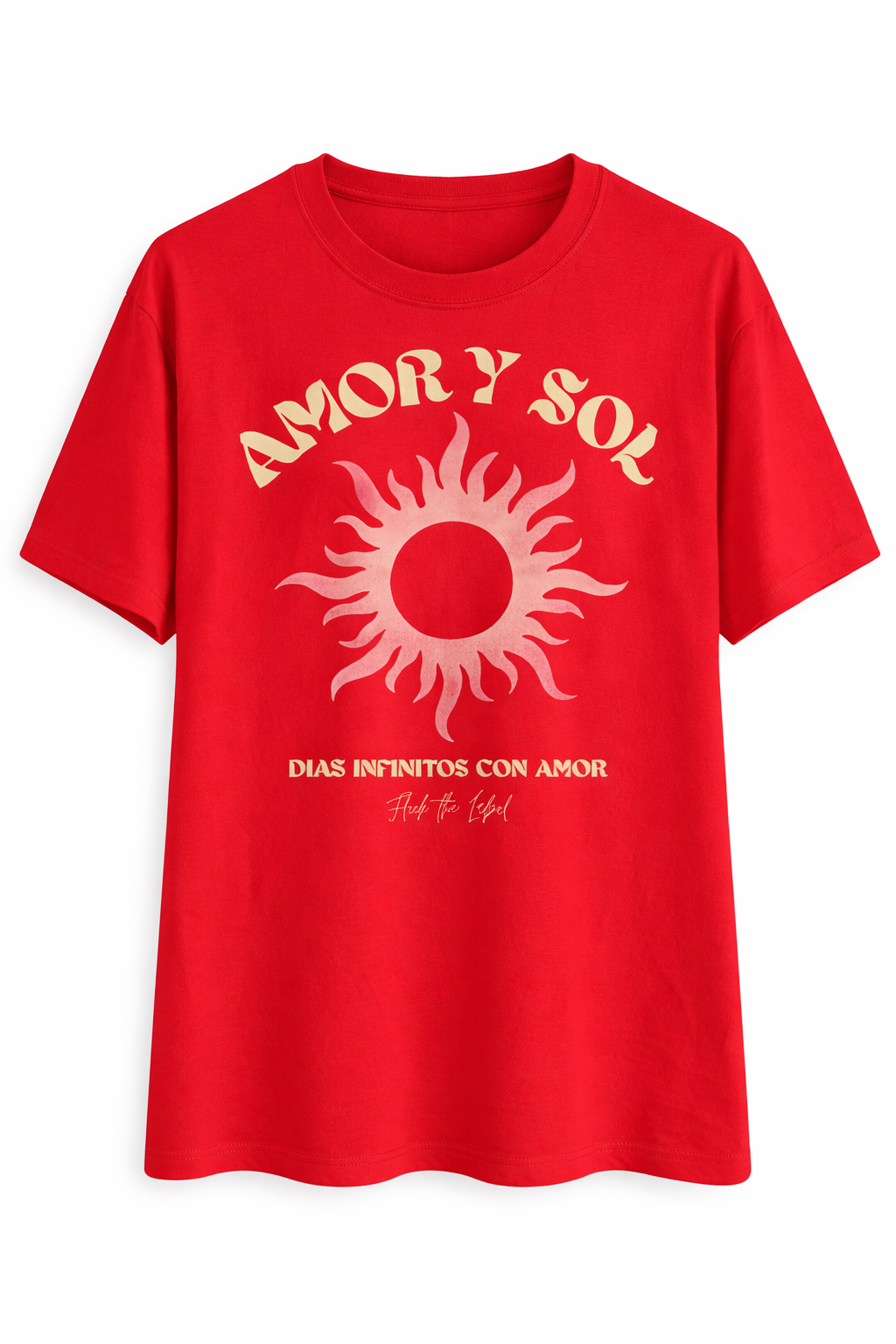 Fleek T-shirt Amor Rood - OAK Fashion Noordwolde
