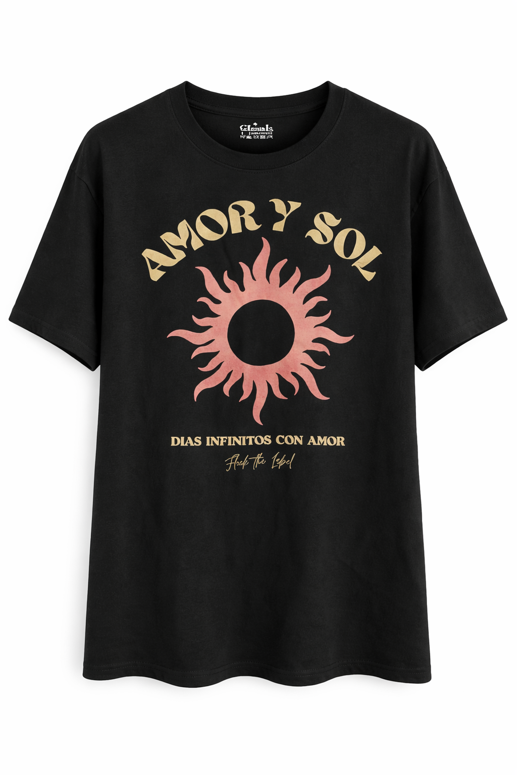 Fleek T-shirt Amor Zwart - OAK Fashion Noordwolde