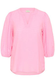 Kaffe Curve KCpenelopia Blouse Pink Frosting - OAK Fashion Noordwolde