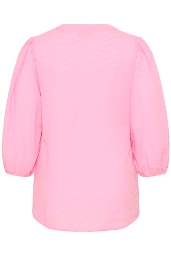 Kaffe Curve KCpenelopia Blouse Pink Frosting - OAK Fashion Noordwolde
