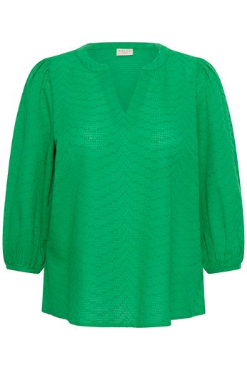 Kaffe Curve KCpenelopia Blouse Bright Green - OAK Fashion Noordwolde