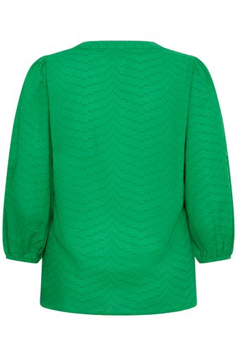 Kaffe Curve KCpenelopia Blouse Bright Green - OAK Fashion Noordwolde