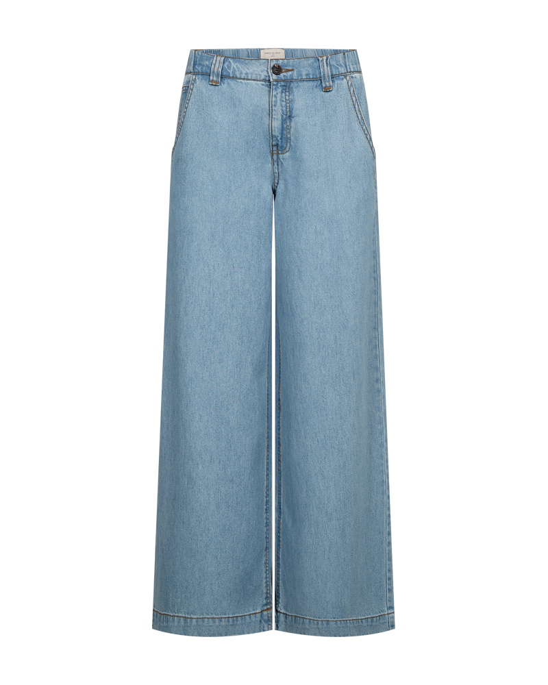 Freequent Pantalon Milo Denim Denim - OAK Fashion Noordwolde