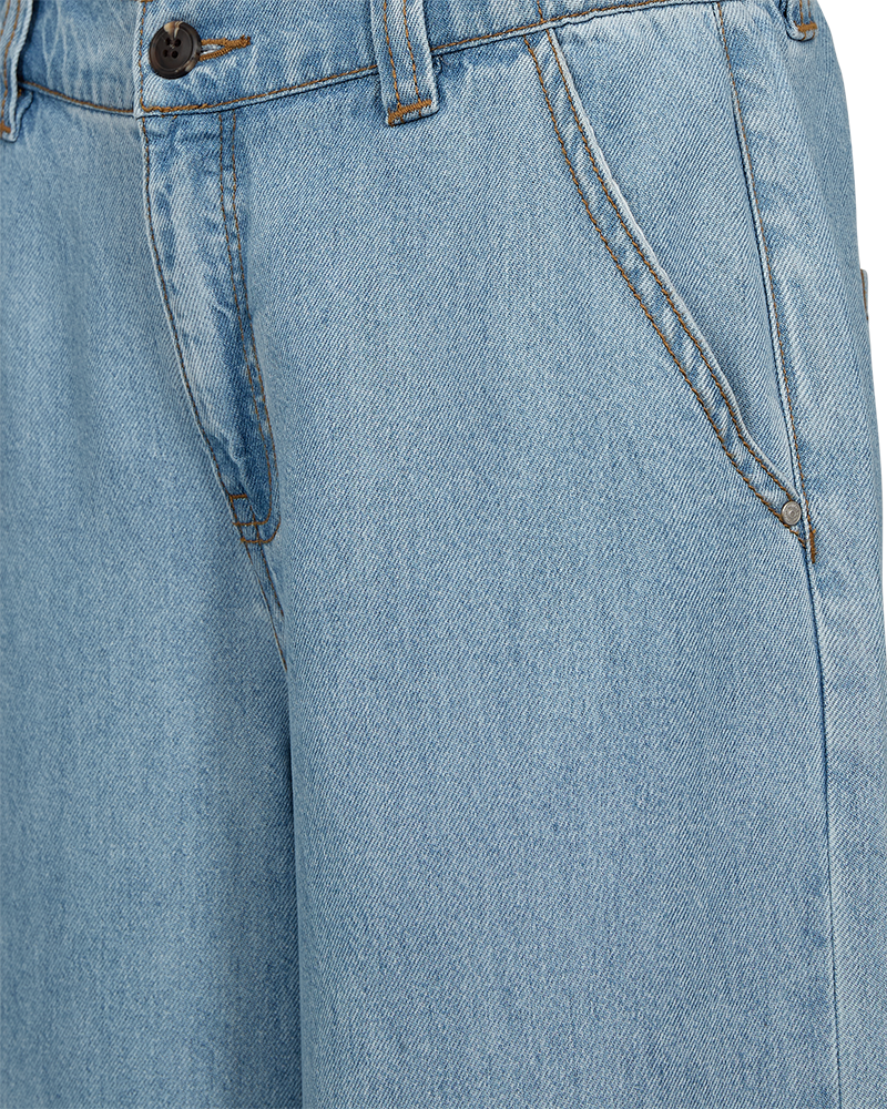 Freequent Pantalon Milo Denim Denim - OAK Fashion Noordwolde