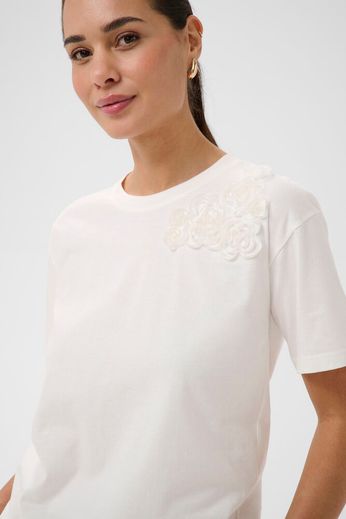 Kaffe T-shirt Rosie Chalk - OAK Fashion Noordwolde