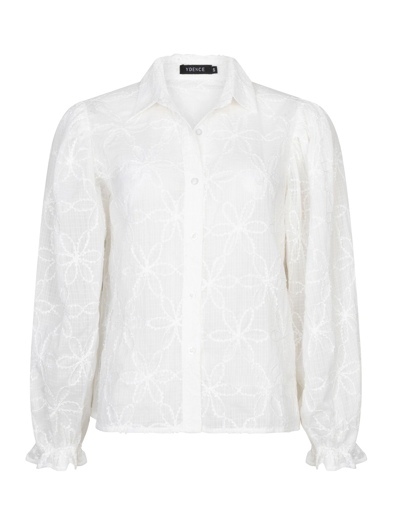 Ydence Blouse Isamae Wit - OAK Fashion Noordwolde