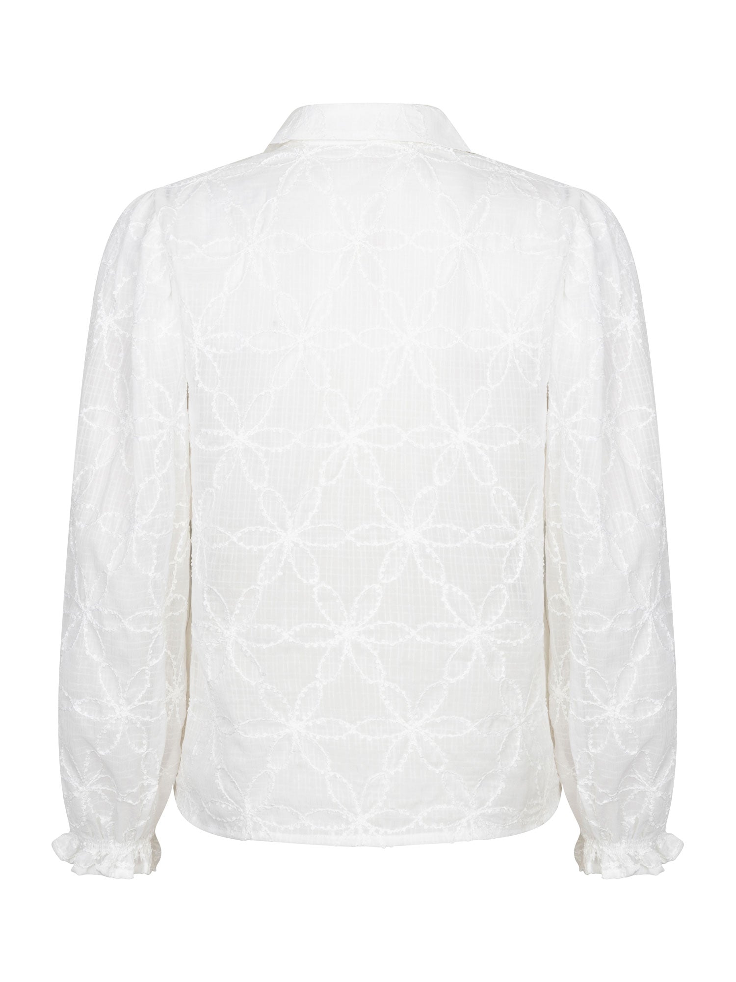 Ydence Blouse Isamae Wit - OAK Fashion Noordwolde