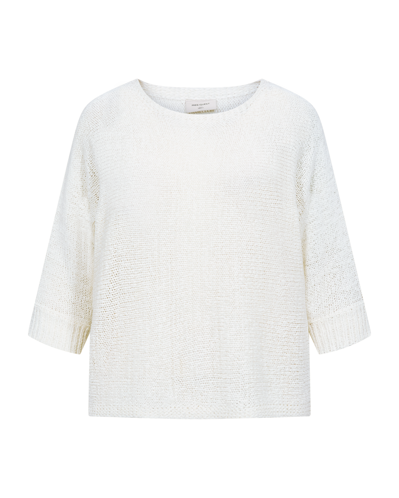 Freequent Pullover Tapper Wit - OAK Fashion Noordwolde