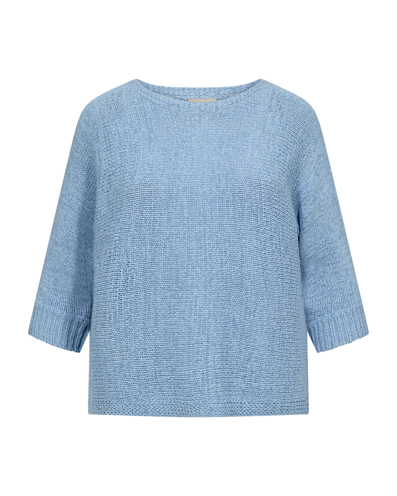 Freequent Pullover Tapper Blauw - OAK Fashion Noordwolde