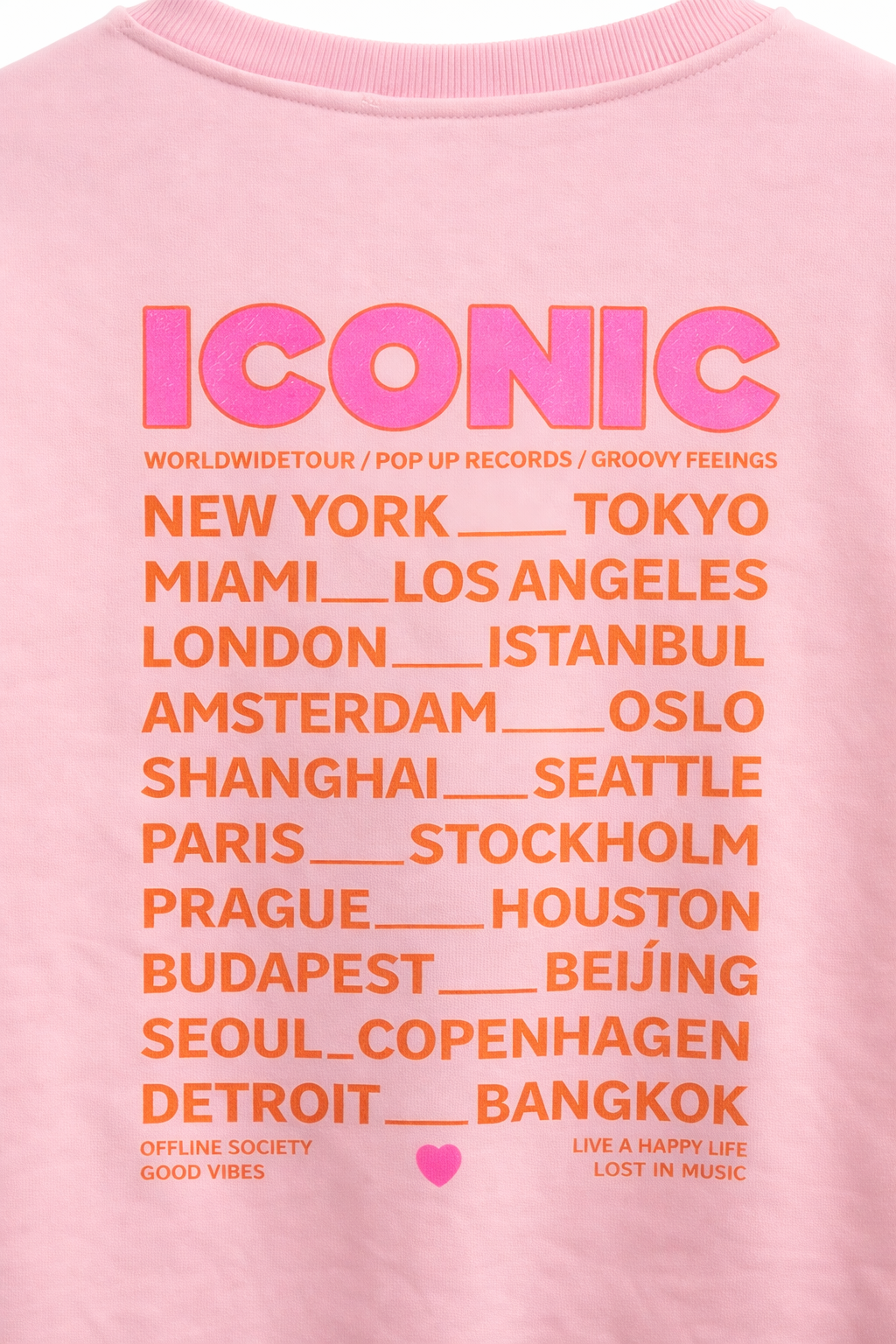 Oak Sweater Iconic Roze - OAK Fashion Noordwolde