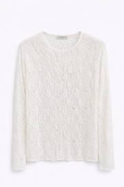 Oak Kanten Top Wit - OAK Fashion Noordwolde