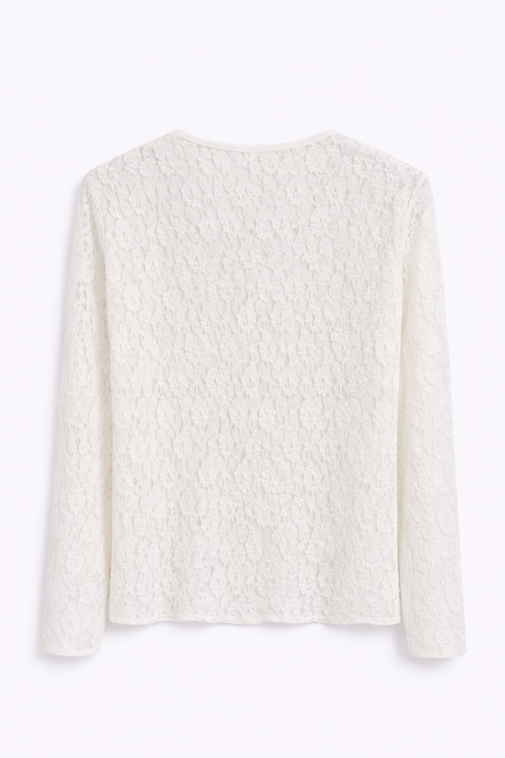 Oak Kanten Top Wit - OAK Fashion Noordwolde