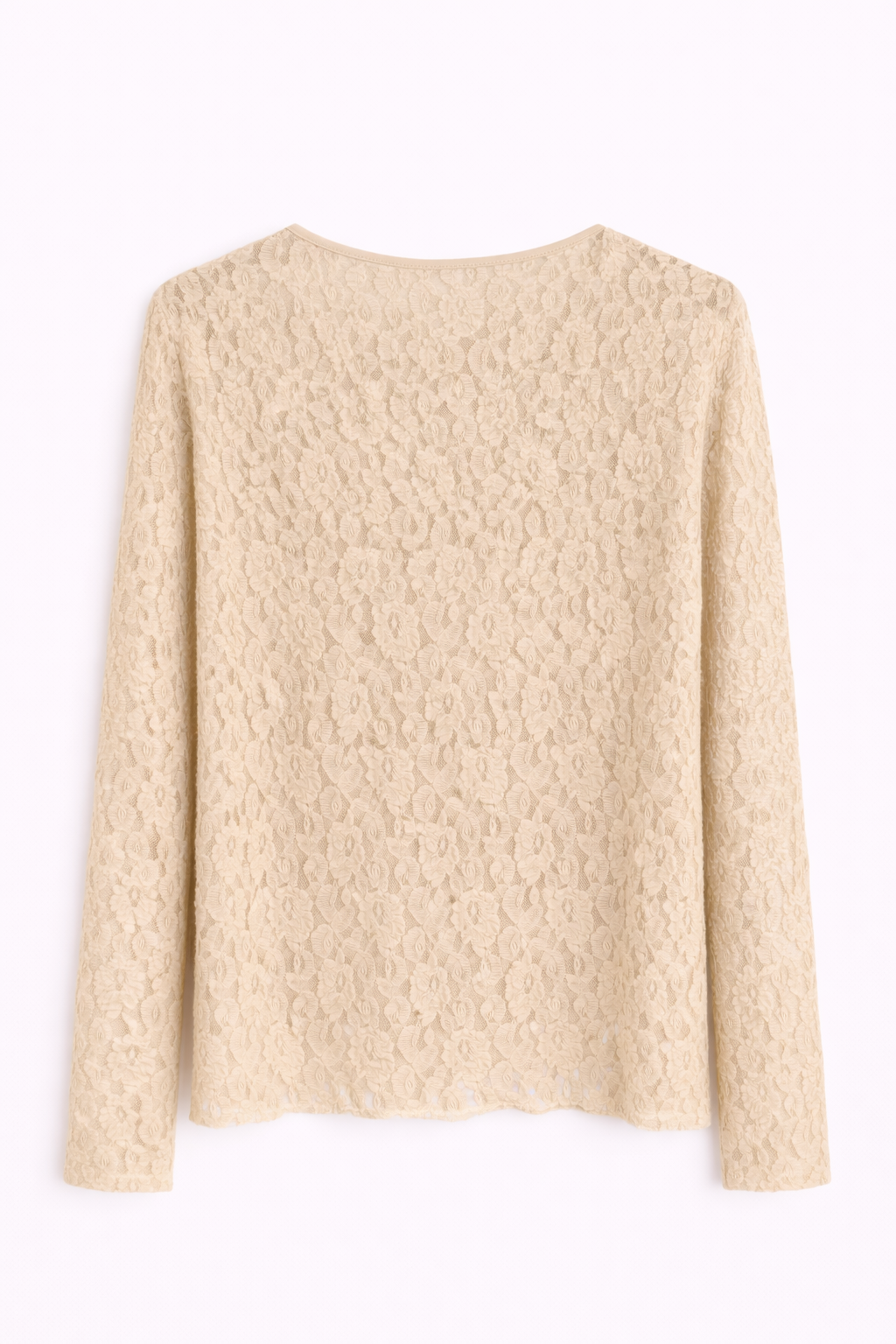 Oak Kanten Top Bruin - OAK Fashion Noordwolde