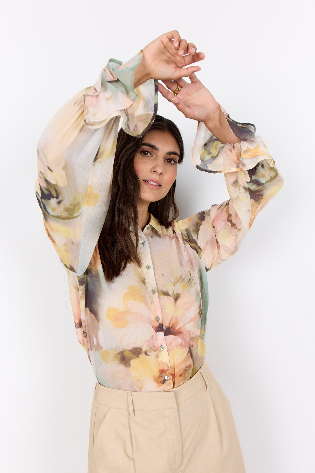 Soya Concept Blouse Carmen Multi Color - OAK Fashion Noordwolde