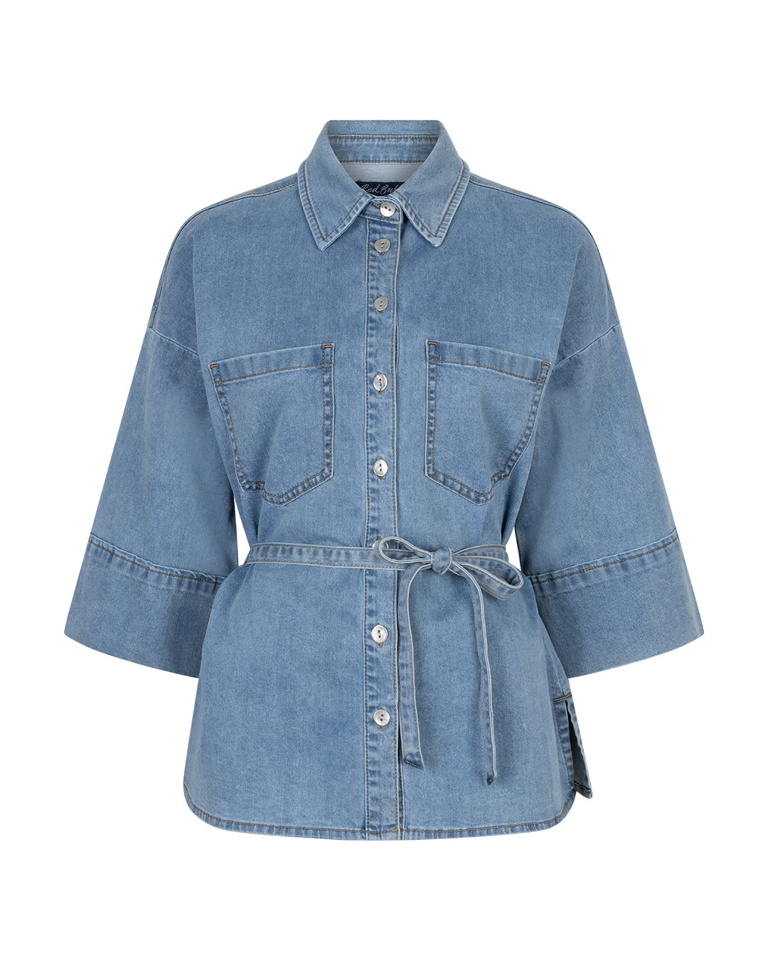 Red Button Red Button Mia Denim Long Jacket lightblue - OAK Fashion Noordwolde