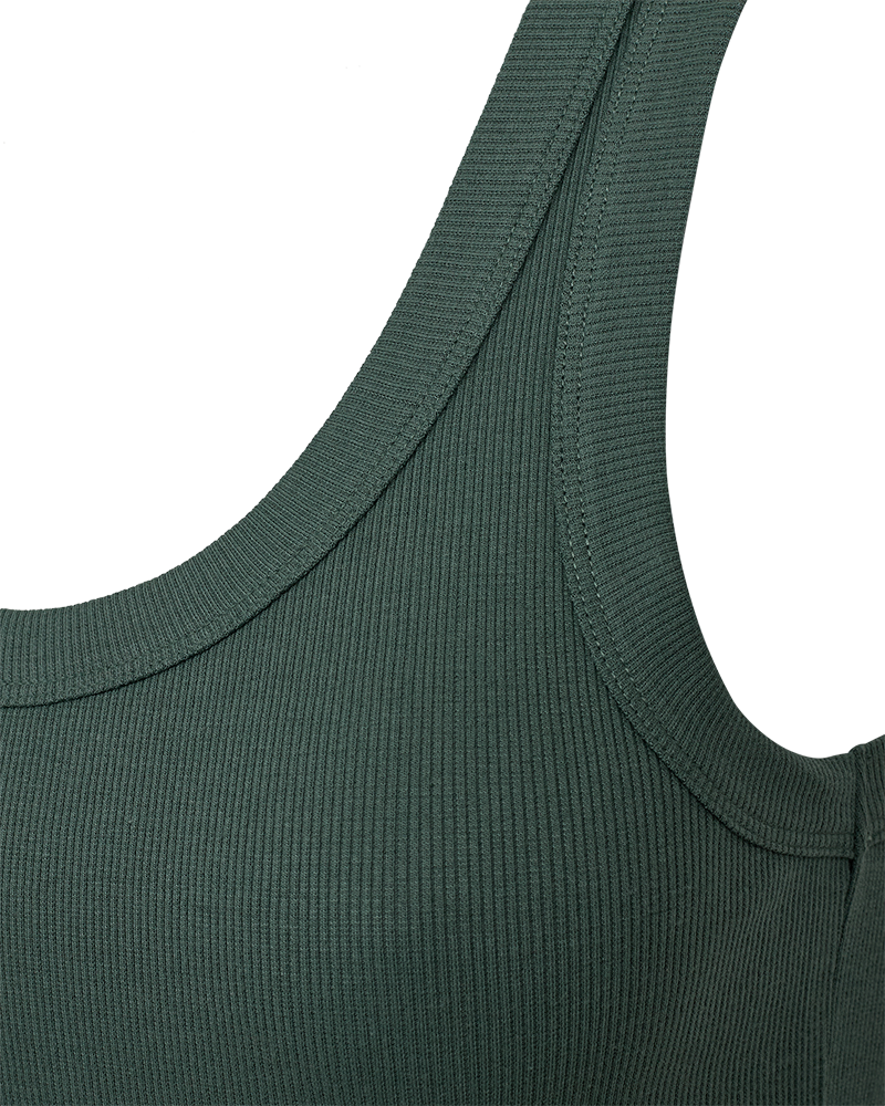 Freequent Singlet Hi Groen - OAK Fashion Noordwolde