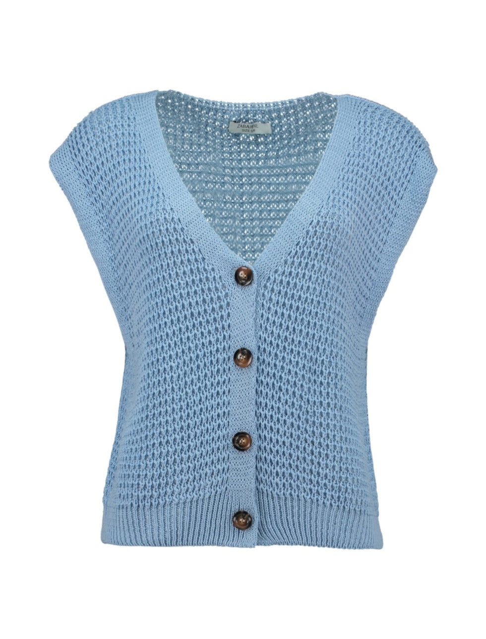 Zabiaone Vest Anita Blauw - OAK Fashion Noordwolde