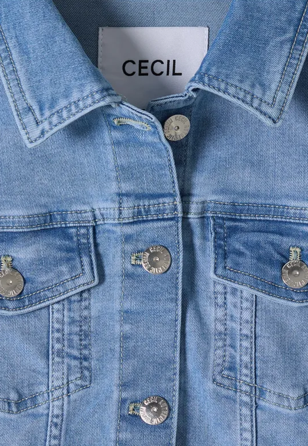 Cecil Jack Denim Light Blue Washed Denim - OAK Fashion Noordwolde