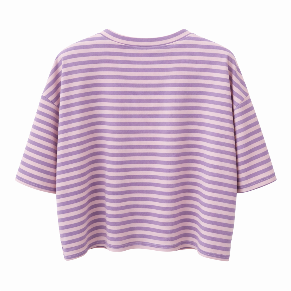 Oak Top Streepjes Paars - OAK Fashion Noordwolde