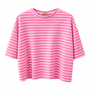 Oak Top Streepjes Roze - OAK Fashion Noordwolde