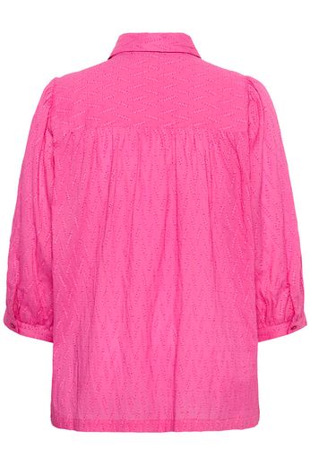 Kaffe Curve Blouse Gabby Pink Power - OAK Fashion Noordwolde