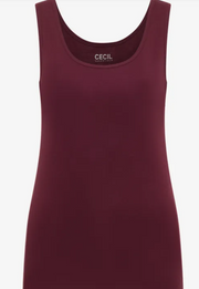 Cecil Singlet Linda Rood - OAK Fashion Noordwolde