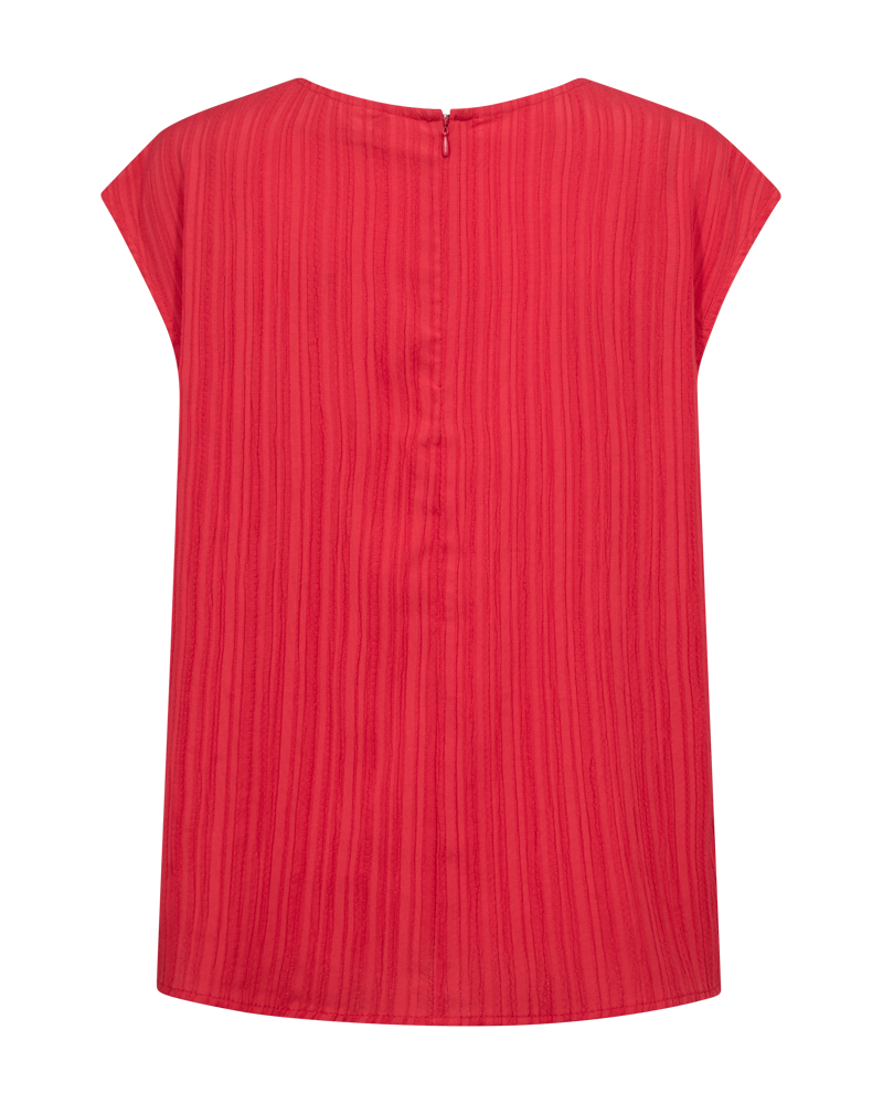 Freequent Top Grsvalse Rood - OAK Fashion Noordwolde