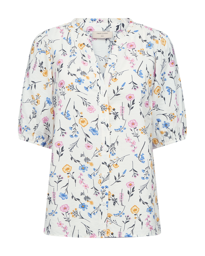 Freequent Blouse Mollie Wit - OAK Fashion Noordwolde