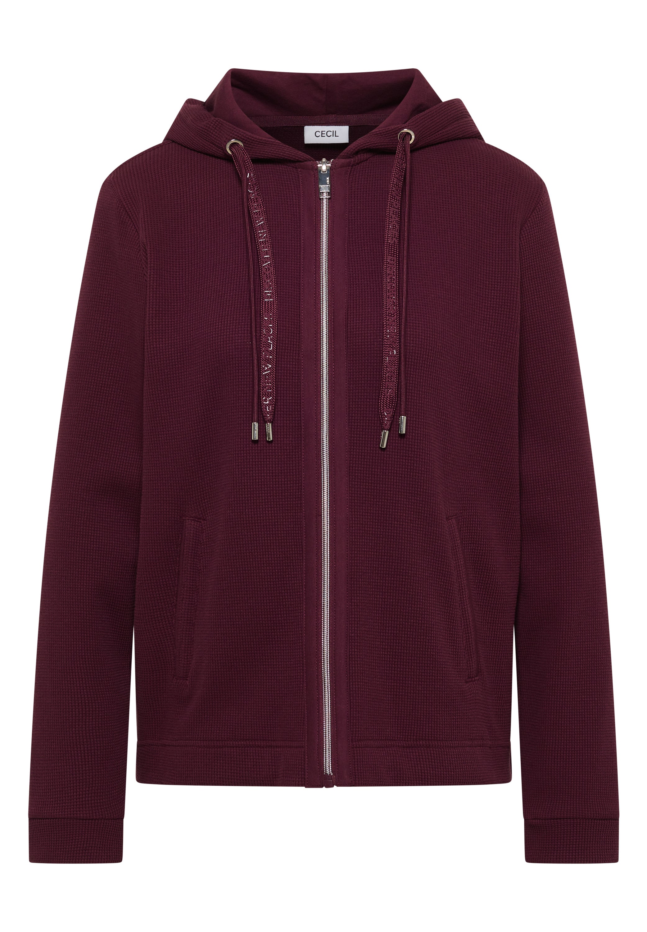 Cecil Vest Solid Rood - OAK Fashion Noordwolde