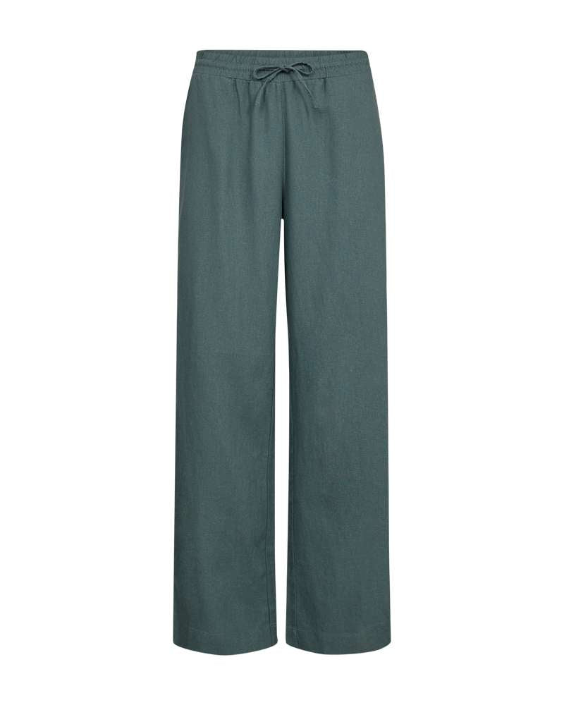 Freequent Pantalon Lava Groen - OAK Fashion Noordwolde