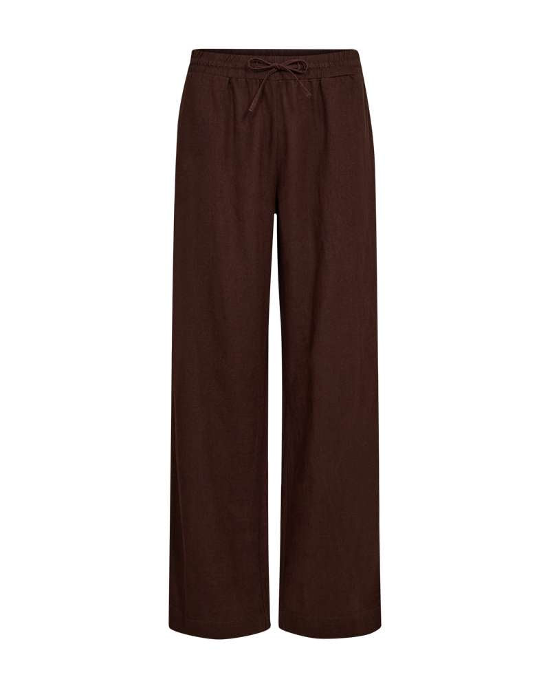 Freequent Pantalon Lava Brown - OAK Fashion Noordwolde
