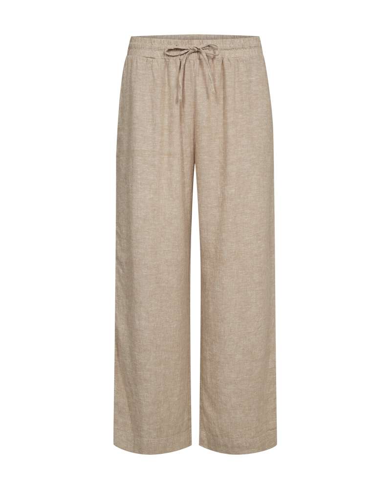 Freequent Pantalon Lava Ankle Brown - OAK Fashion Noordwolde