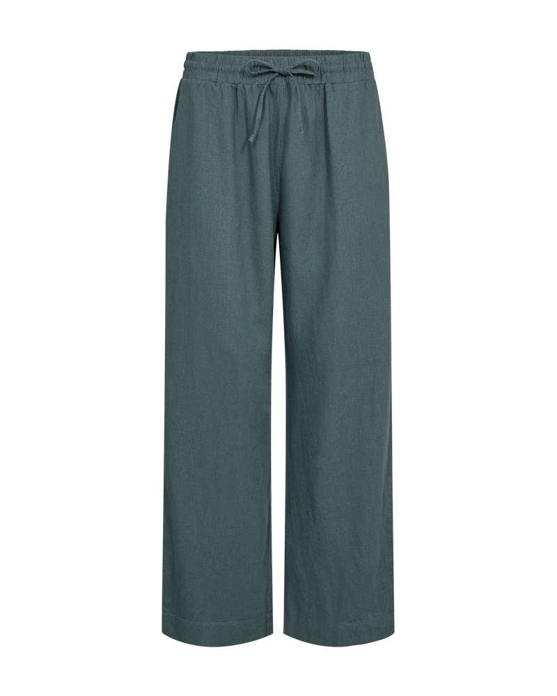Freequent Pantalon Lava Ankle Groen - OAK Fashion Noordwolde