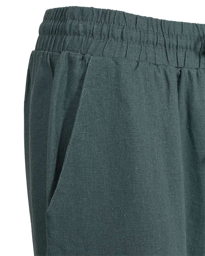 Freequent Pantalon Lava Ankle Groen - OAK Fashion Noordwolde